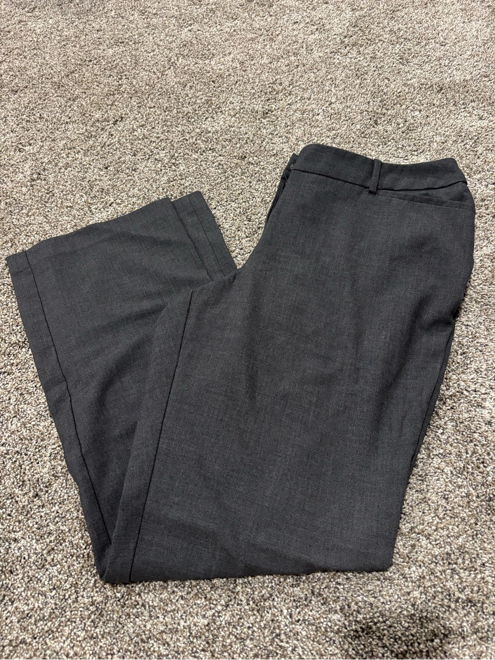 Worthington Dark Gray Boot Cut Dress Pants